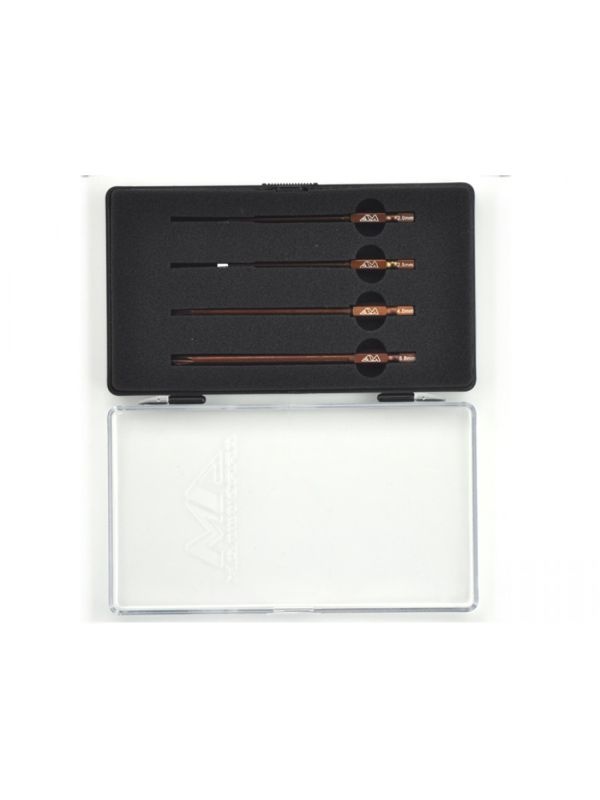 POWER TOOL TIP SET 4 PIECES WITH PLASTIC CASE