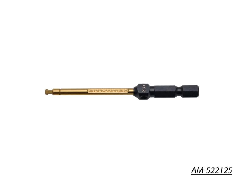 Ball Driver Hex Wrench 2.5 X 80MM Power Tip Only V2