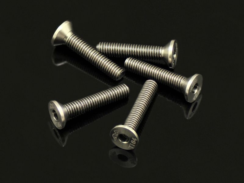 64 Titanium Screw allen countersunk M3x16 (5)