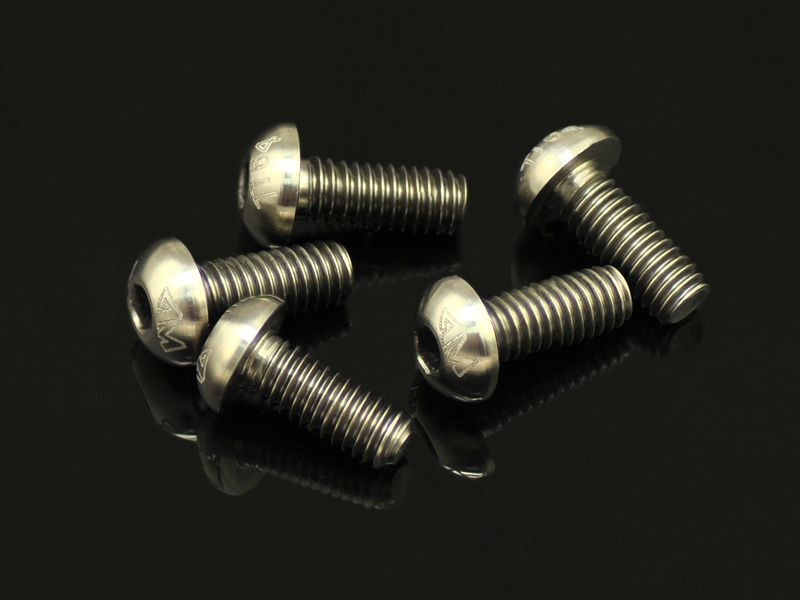 64 Titanium Screw allen round head M4x10 (5)