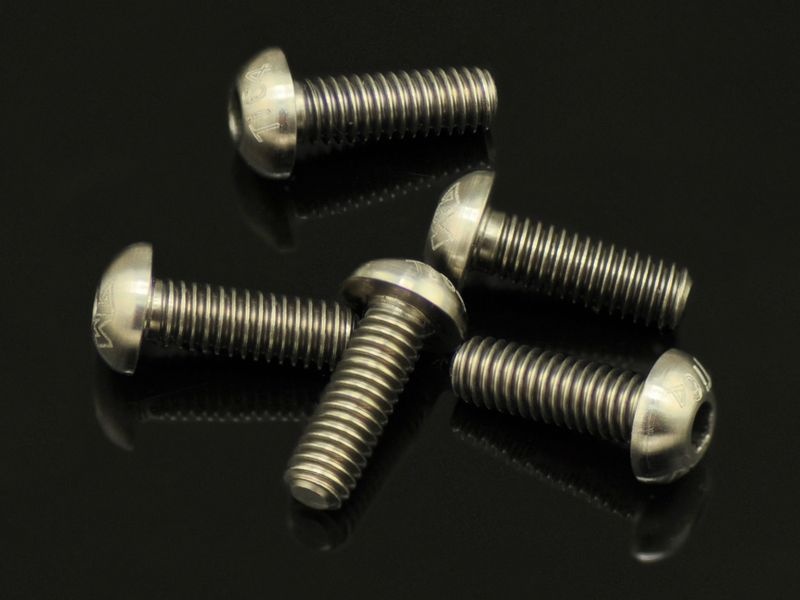 64 Titanium Screw allen round head M4x12 (5)