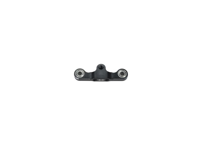 T4 Alu Steering Plate 8.0mm For Dual Servo Saver Black