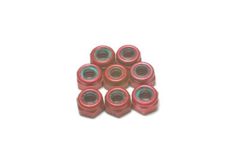 2-56 Mini Stoppmuttern rot (8)