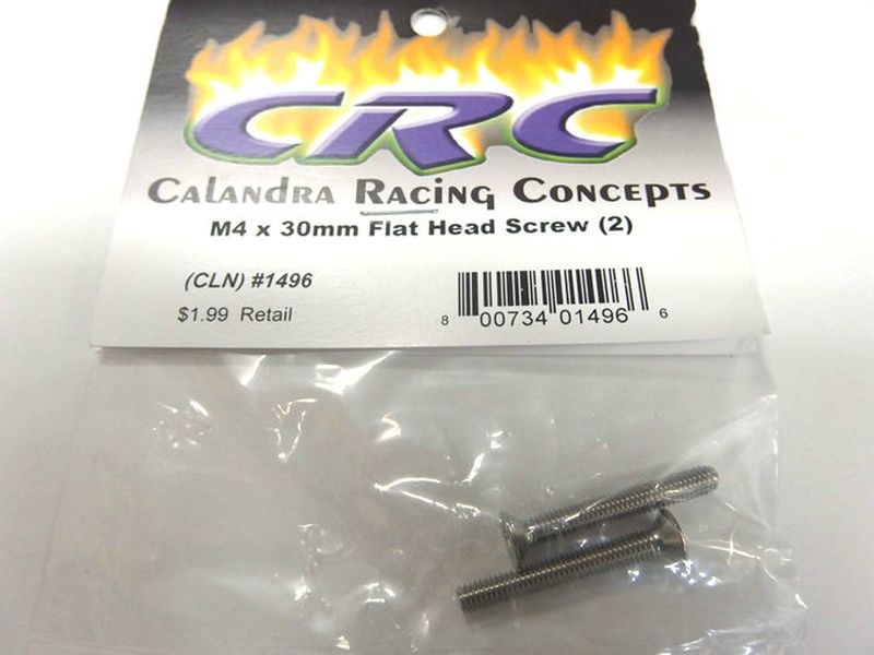 M4 x 30mm Flat Head Screw (2)