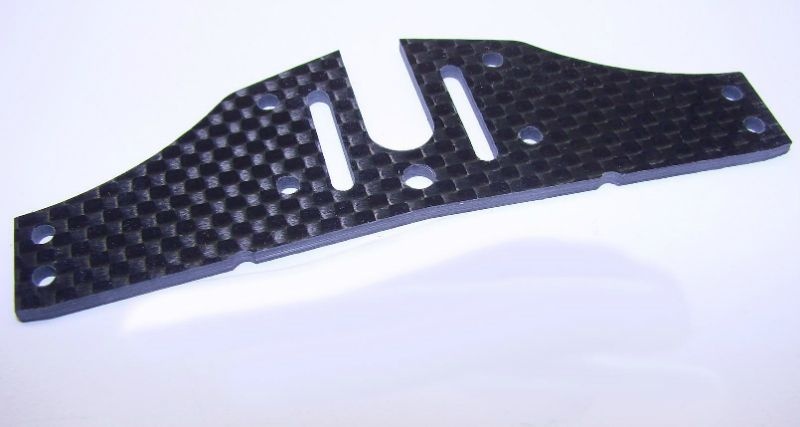 F1 Less 6Zoll schmales Vorderachse 2,5mm Carbon-Platte