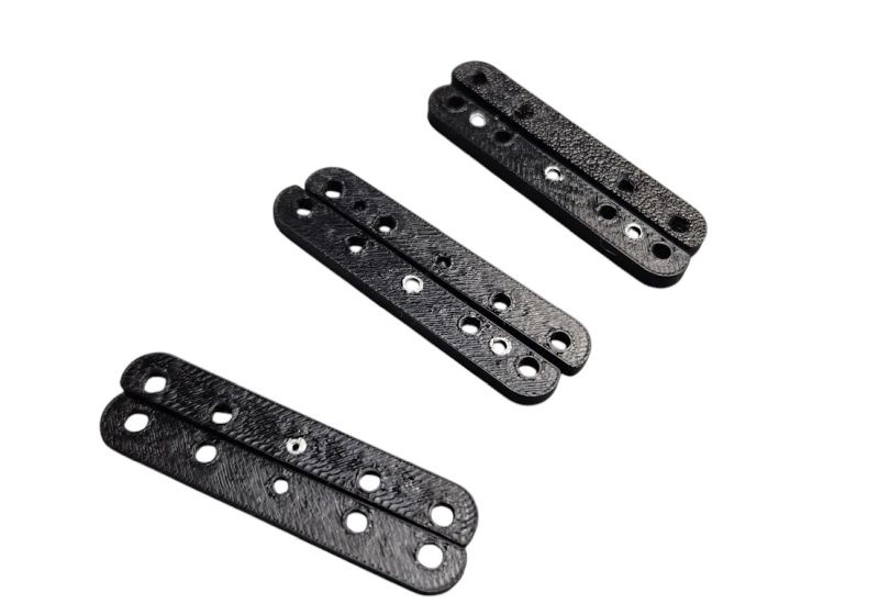 Akku-Spacer-Platten 1-2-3 Punkt (je 2)
