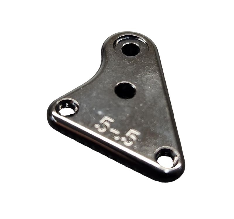 5 -.5 Caster/Camber Platte-nur links