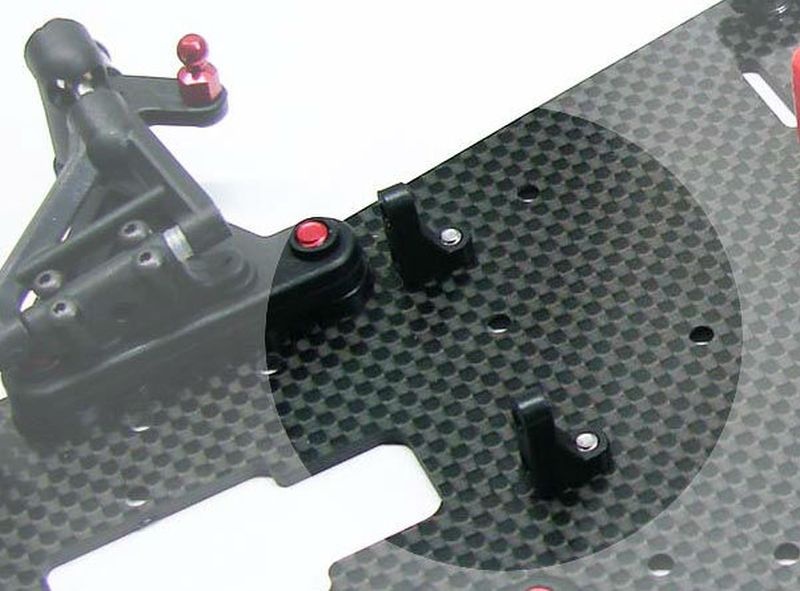 Servo-Halter flach molded