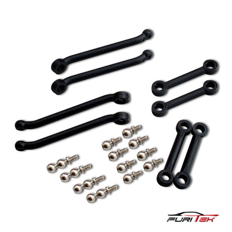 Plastic HIGH CLEARANCE LINKS SET FOR RAMPART 1/24