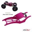 SCYTHE V2 ALU FRAME KIT FOR SCX24 CRAWLERS - Purple
