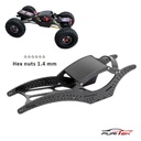 SCYTHE V2 Carbon Fiber FRAME KIT FOR SCX24 CRAWLERS