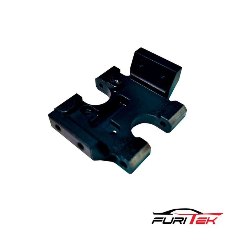 FCX24 GRASSHOPPER ALU FLAT SKID PLATE - SCX24 TRANSMISSION