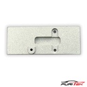 FCX24 RAMPART ALU FLAT SKID PLATE - FOR SCX24 TRANSMISSION