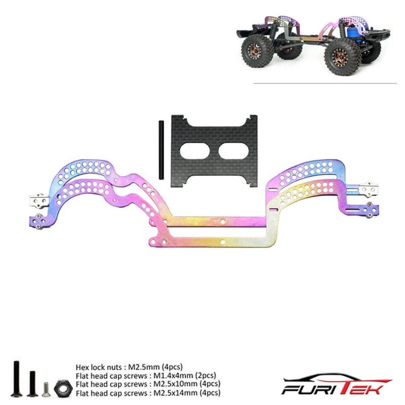 GRASSHOPPER TITANIUM (RAINBOW) FRAME KIT FOR TRX-4M
