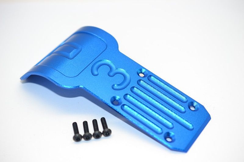 Aluminium Bumper hinten blau