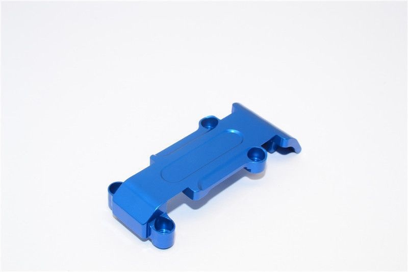 Aluminium Unterbodenplatte eloxiert hinten blau