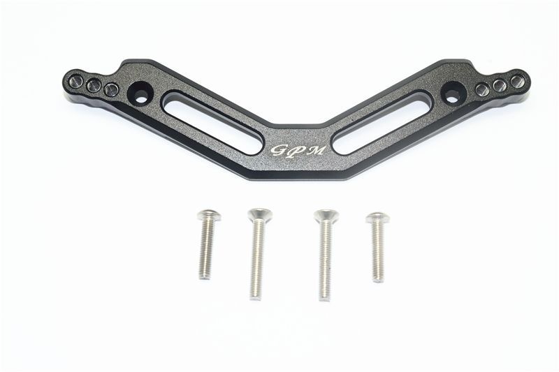 Aluminium Dämpfersteher hinten schwarz