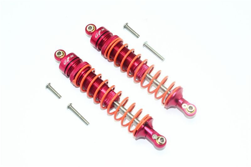 Aluminium Heavy-Duty Stoßdämpfer vorn 102mm rot