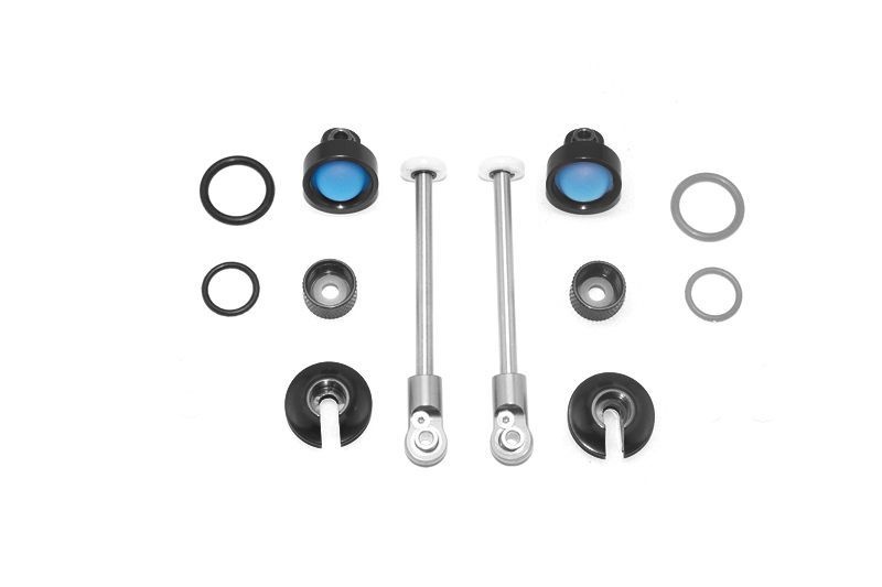 Aluminium Ersatzteile für Dämpfer hinten schwarz