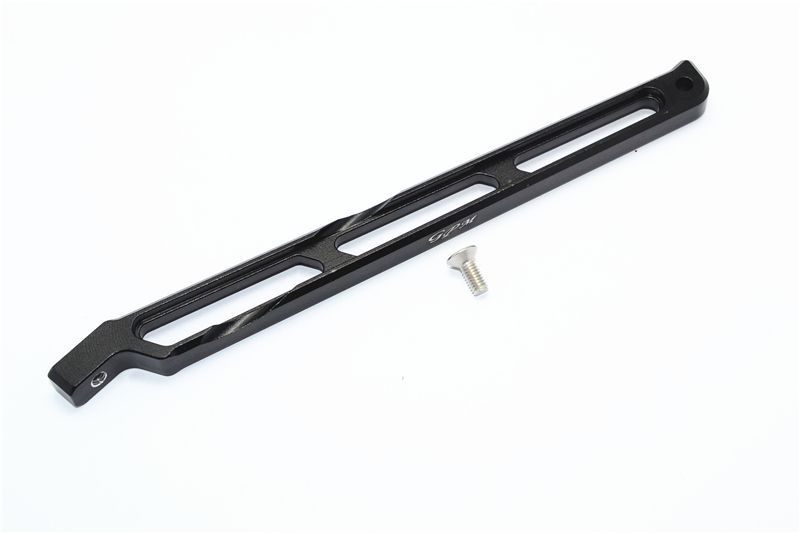 Aluminium Chassisstütze hinten schwarz