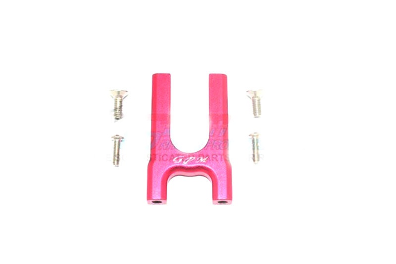 Aluminium Mitteldiffhalter vorn rot