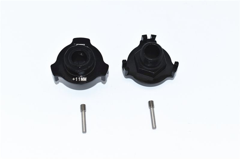 Aluminium Radmitnehmer Hex +11mm schwarz