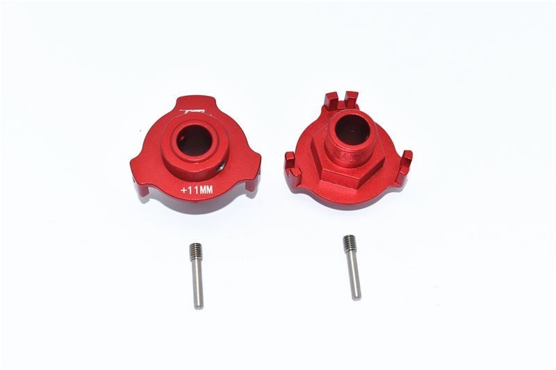 Aluminium Radmitnehmer Hex +11mm rot