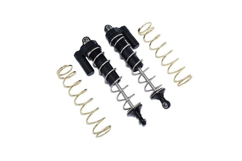 Alum. L-Shape Piggy Back Spring Dämpfer 177mm vorn schwarz