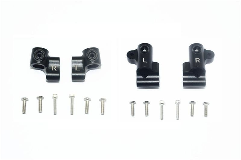 Aluminium Karosseriesteherbefestigung v&h schwarz