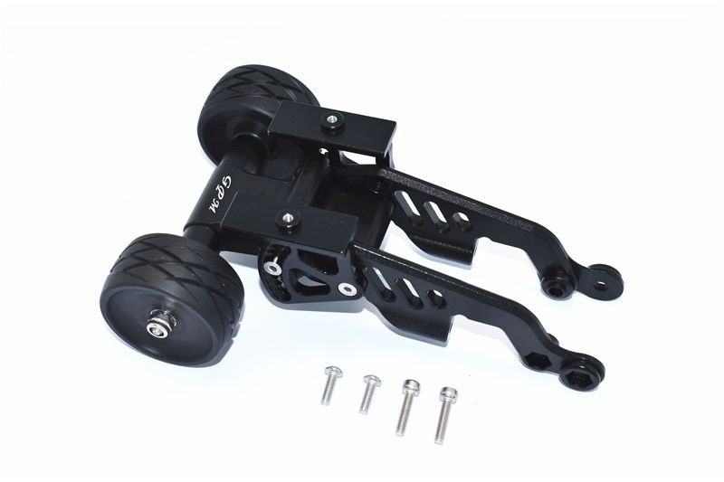Aluminium Wheelie Bar hinten schwarz