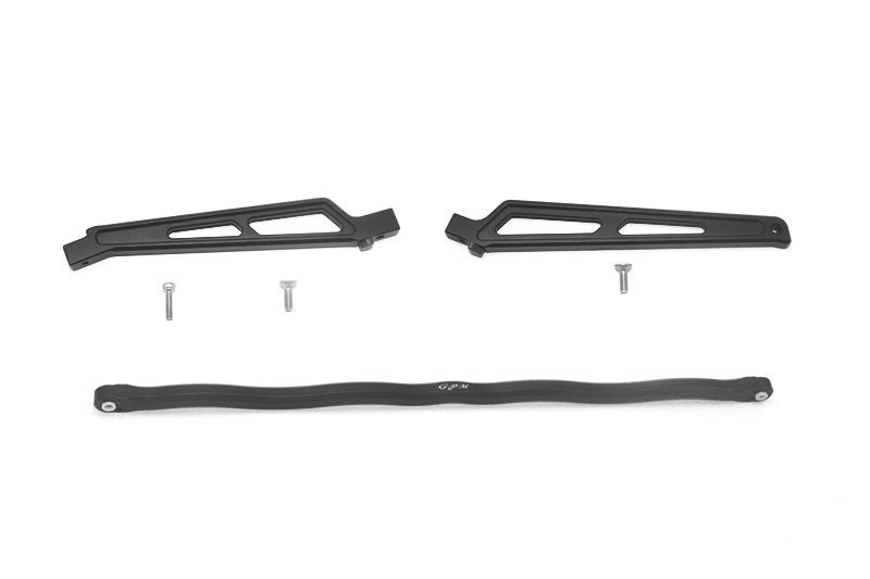 Aluminium Chassis Verstärkung Set v/h/oben schwarz