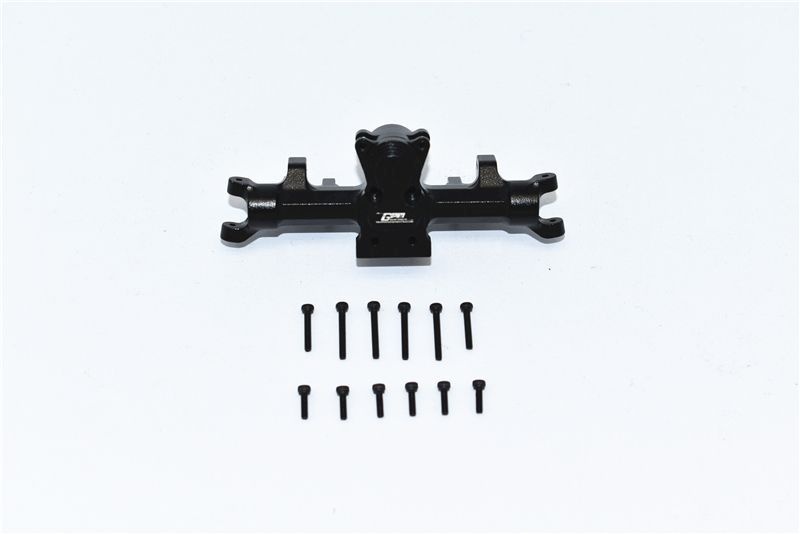 Aluminium Getriebebox vorn schwarz