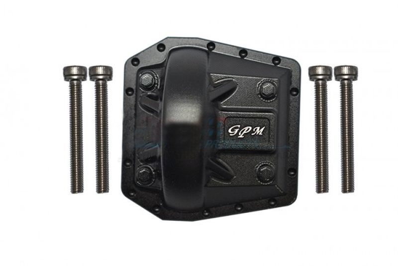 Aluminium Getriebeabdeckung v/h schwarz