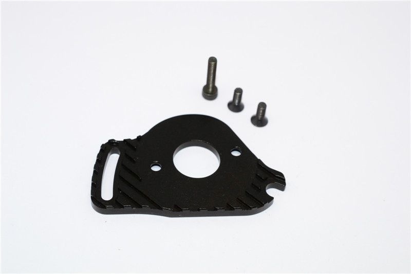 Aluminium Motorbefestigung schwarz