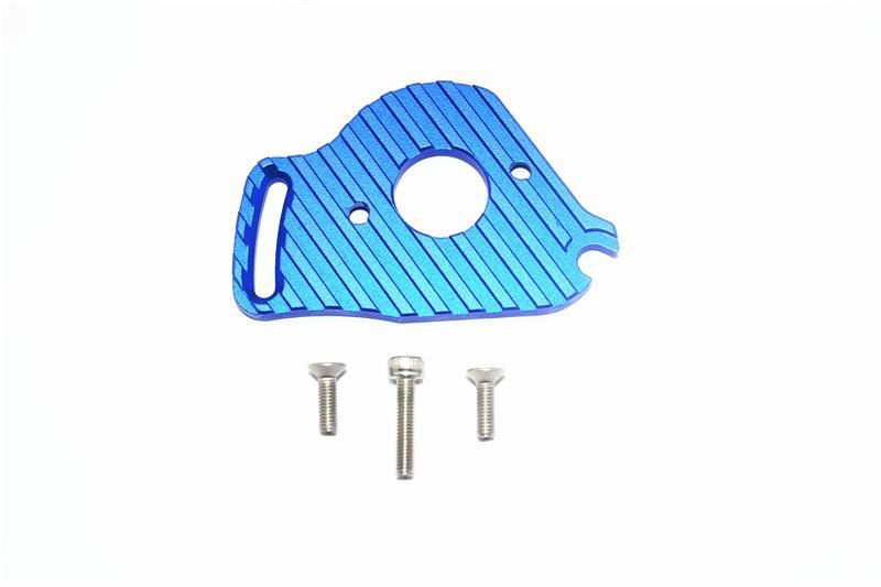 Aluminium Motorbefestigung blau