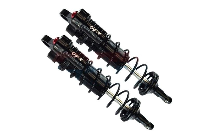 Alum. 6061-T6 L-Shape Piggy Back Dämpfer 128mm vo. schwarz