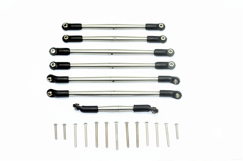 Edelstahl Spurstangen Set mit Kugelpfannen (7 Stk.)