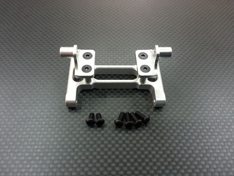 Aluminium Chassisbefestigung hinten silber