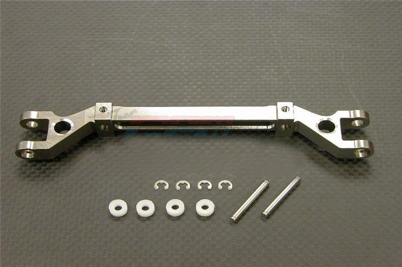 Aluminium Achse Set vorn silber