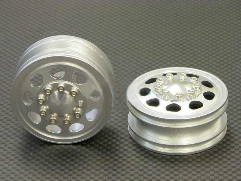 Aluminium 9-Loch Felgen vorn silber