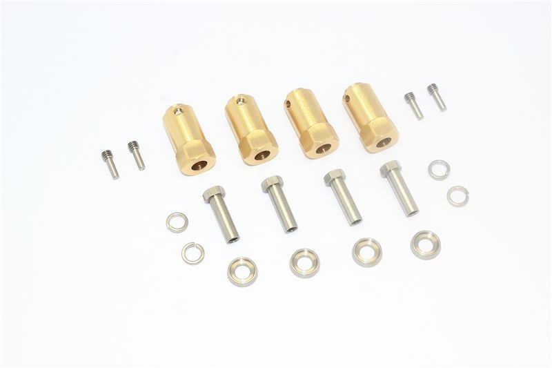 Messing Hex Adapter 23mm (4 Stk.)