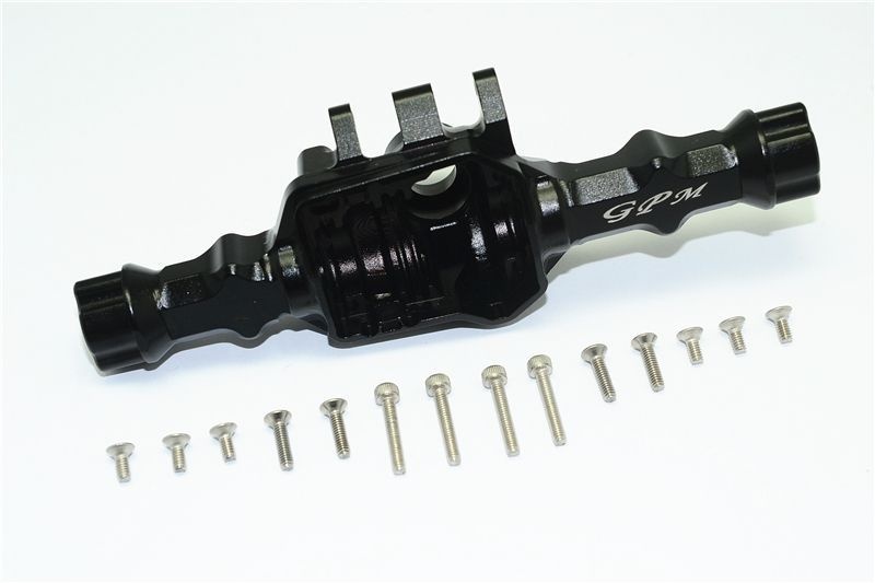 Aluminium Antriebsachsengehäuse hinten schwarz