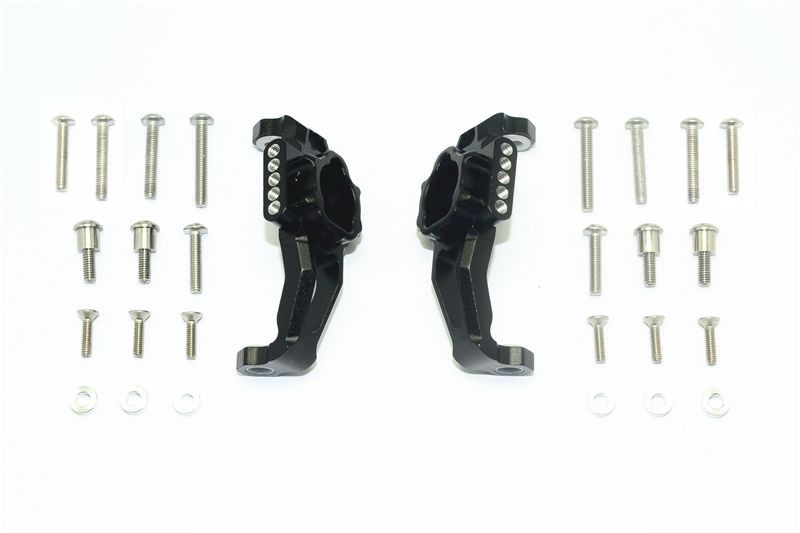 Aluminium C-Hub Set vorn schwarz