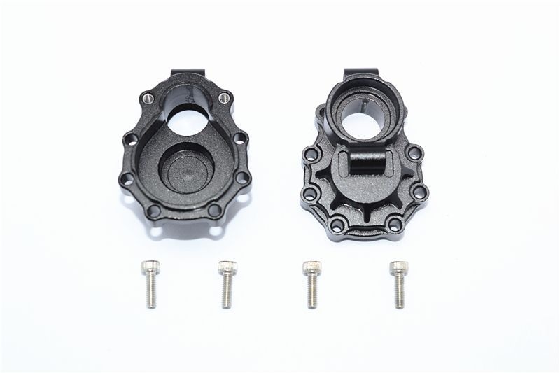 Aluminium Radträgergehäuse hinten schwarz