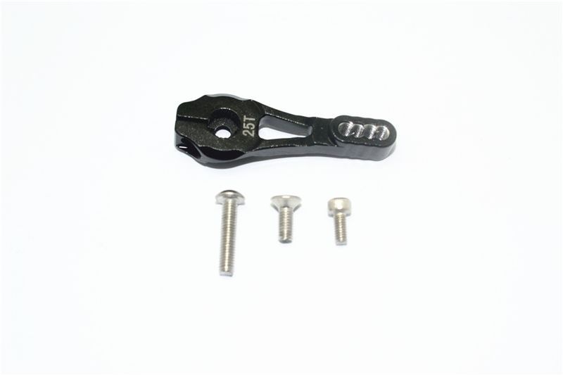 Aluminium Servo Horn 25T (4 Loch) schwarz