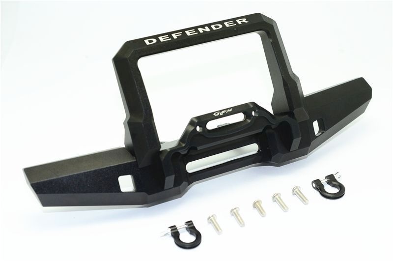 Aluminium Bumper vorn mit D-Rings schwarz