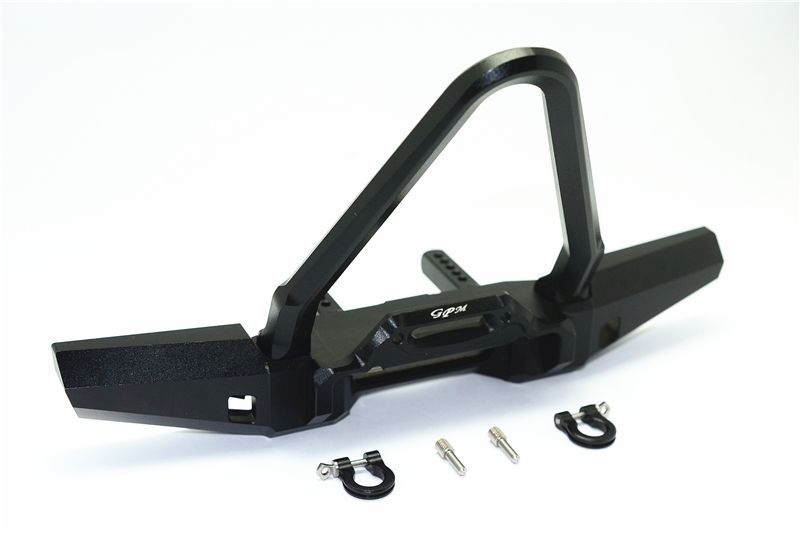 Aluminium Bumper vorn mit D-Rings schwarz