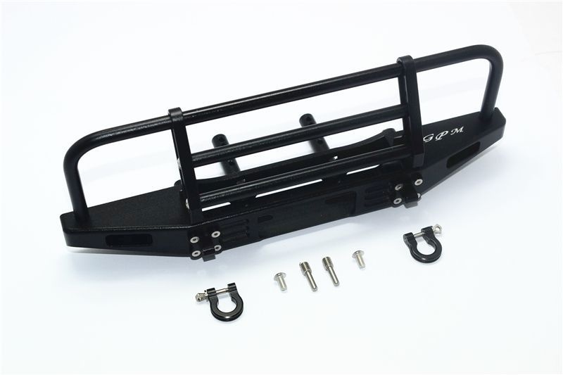 Aluminium Brush Guard Bumper einstellbar vorn schwarz
