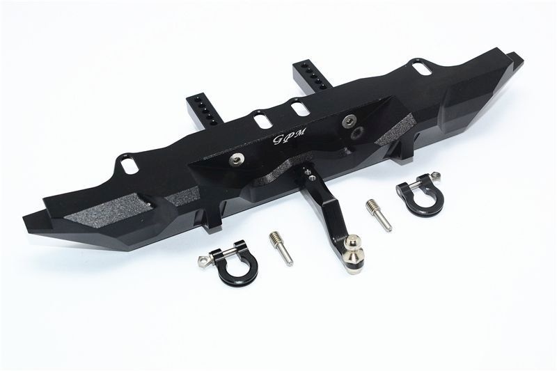 Aluminium Bumper hinten mit D-Rings schwarz