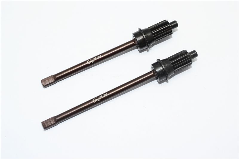 Federstahl Achswelle mit Zahnrad l/r hinten